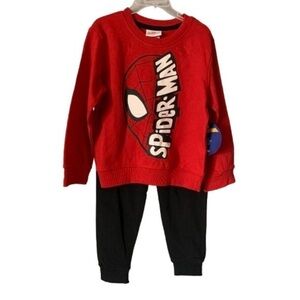 NWT. MARVEL Spider-Man Kids Sweatshirt & Pants Set
